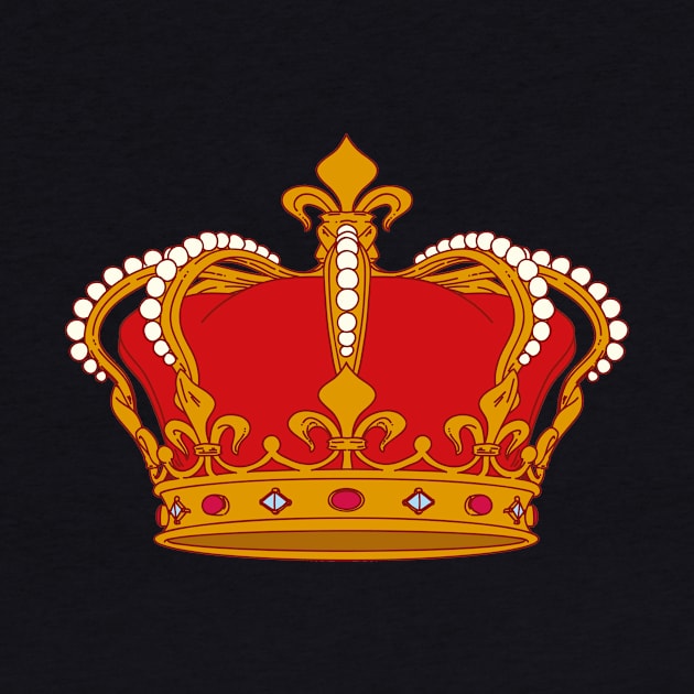 Red and Gold Crown by bluerockproducts